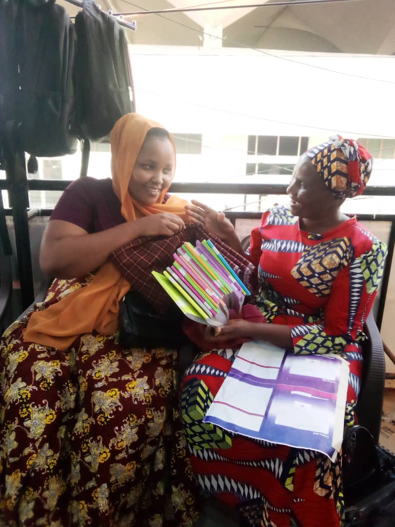 Chairman of AWOGIFO Supports Mother of Triplets with School Supplies